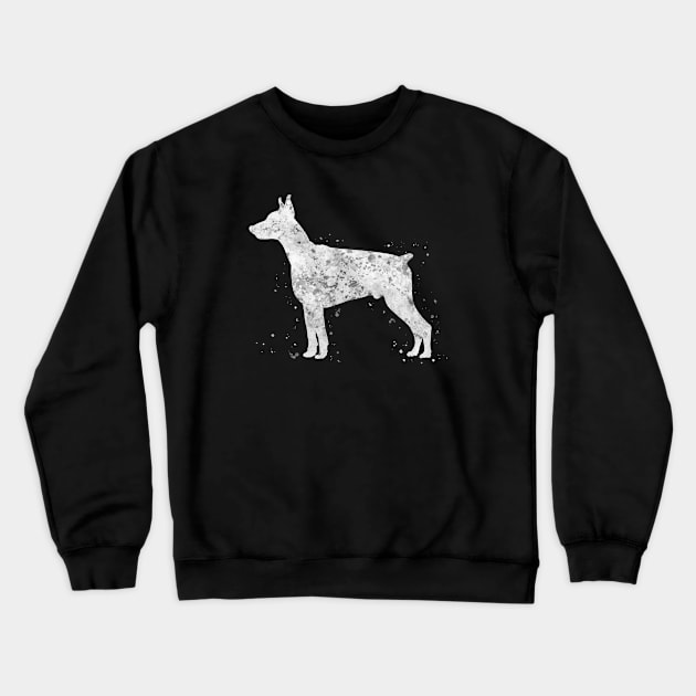 Doberman Pinscher dog Crewneck Sweatshirt by Yahya Art